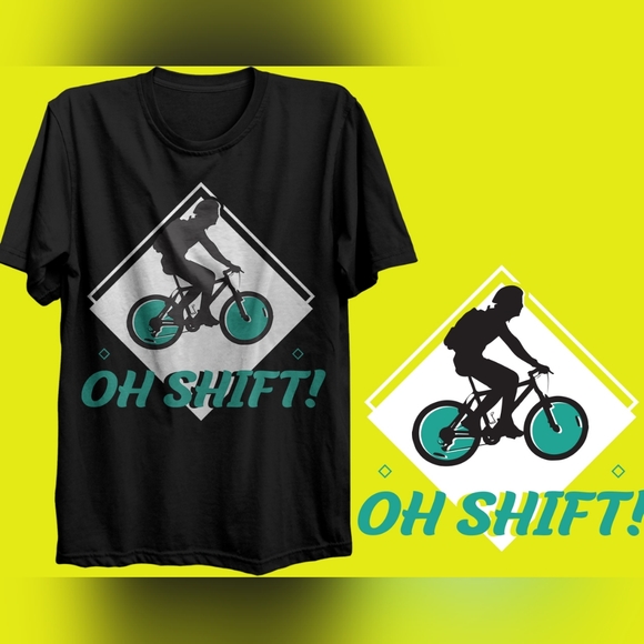 Bicycle Short Sleeve T-shirt Apparel Graphic T Shirt Bike Cyclist Lifestyle Love - Picture 1 of 1